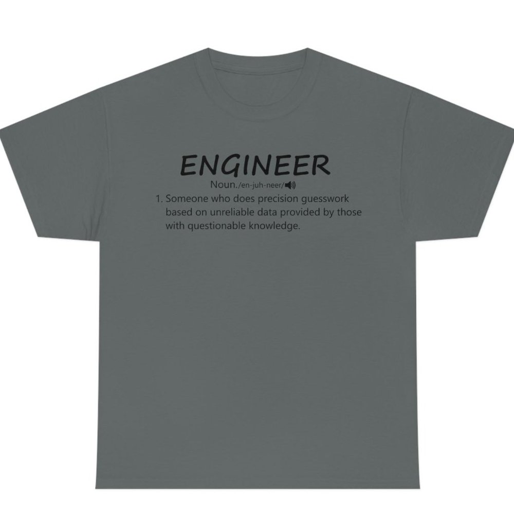 Engineer Gift, Engineer Definition Shirt, Engineer Tshirt, Gifts For Engineers